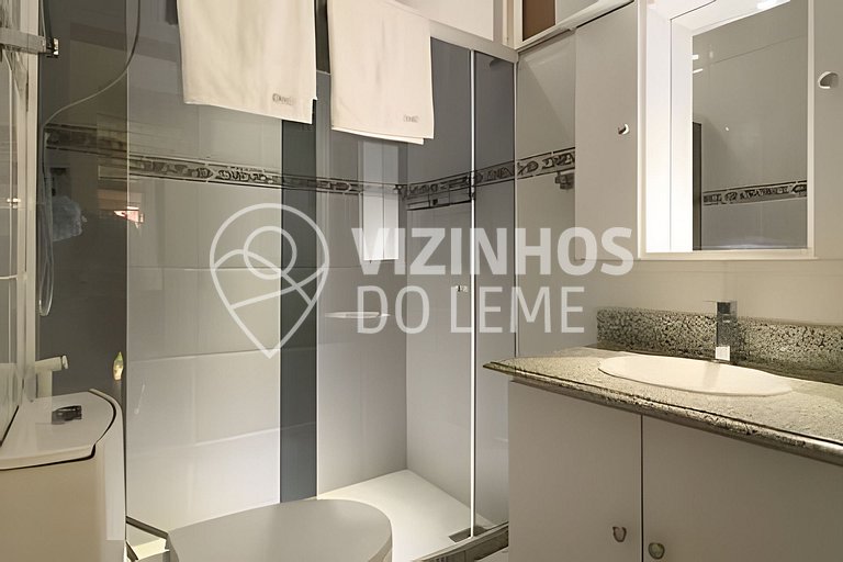 2 Quartos Silencioso pro Verde (100m da praia)