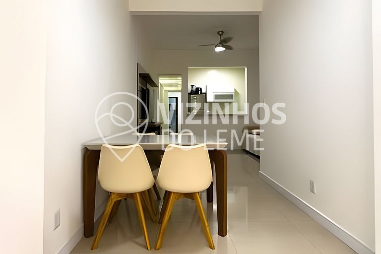 2 Quartos Silencioso pro Verde (100m da praia)