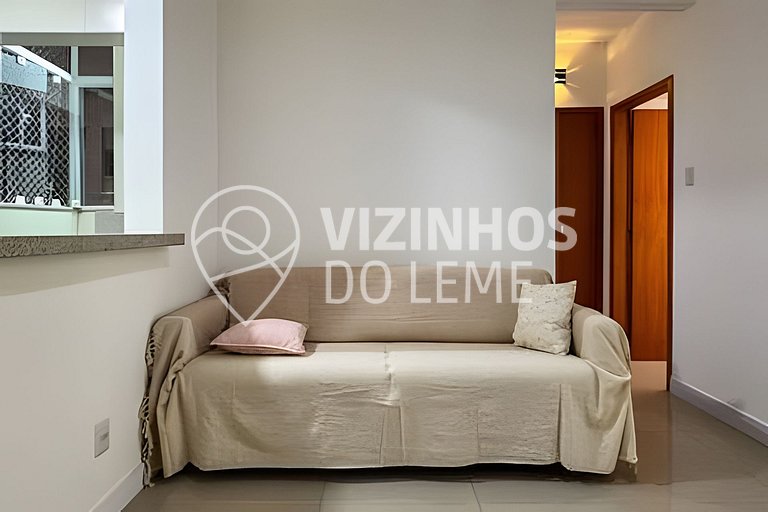 2 Quartos Silencioso pro Verde (100m da praia)