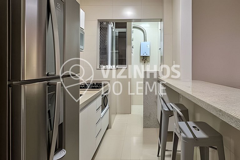 2 Quartos Silencioso pro Verde (100m da praia)