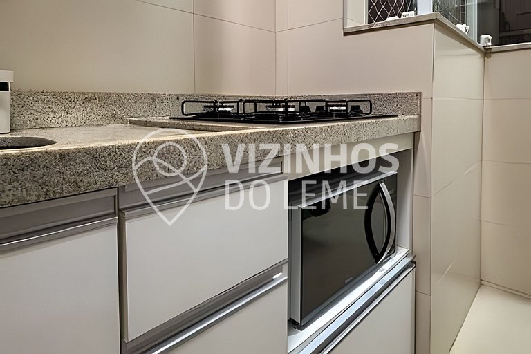 2 Quartos Silencioso pro Verde (100m da praia)
