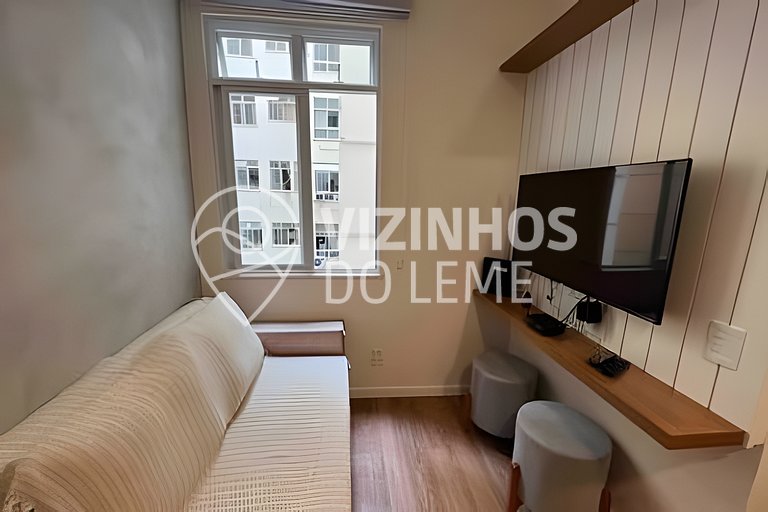 Aconchegante apartamento no Leme