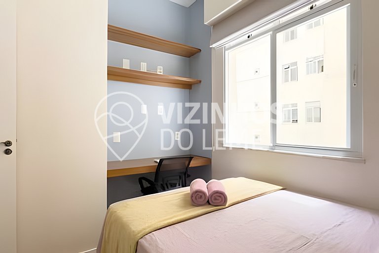 Aconchegante apartamento no Leme