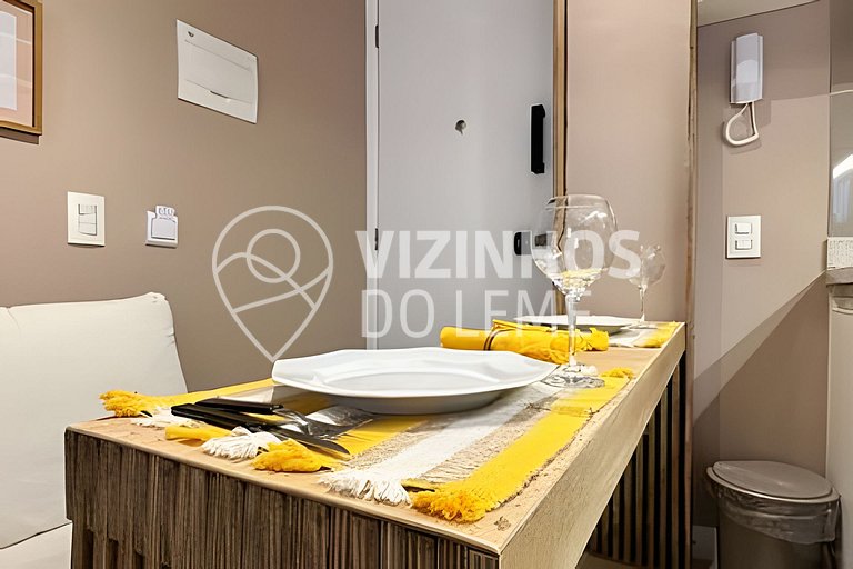 Studio Brasileiríssimo a 1 Min. da Praia