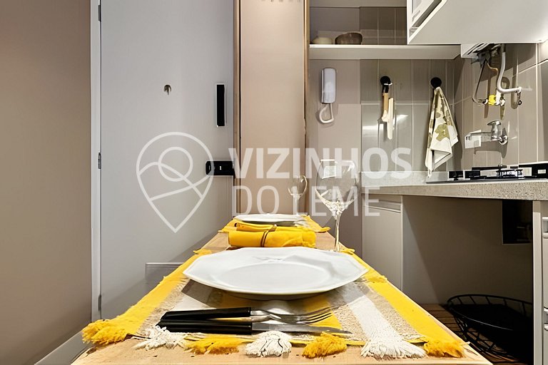 Studio Brasileiríssimo a 1 Min. da Praia