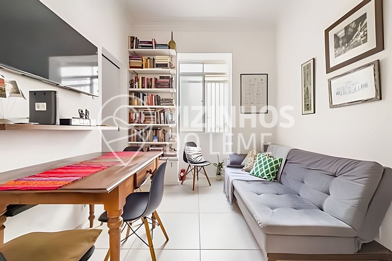 Apt. na beira do mar do Leme (Copacabana)