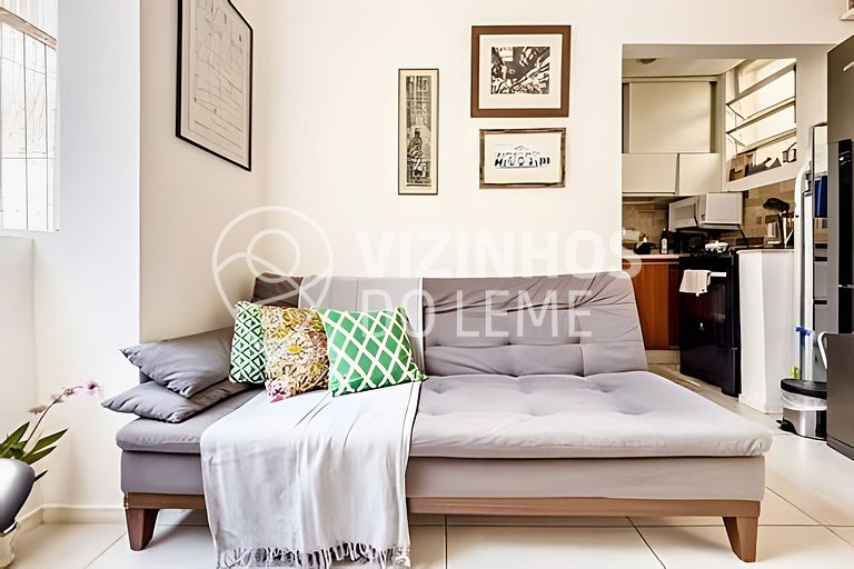Apt. na beira do mar do Leme (Copacabana)