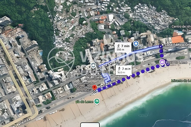Apt. na beira do mar do Leme (Copacabana)