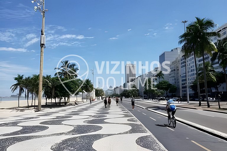Pérola do Leme - a 1 minuto da praia