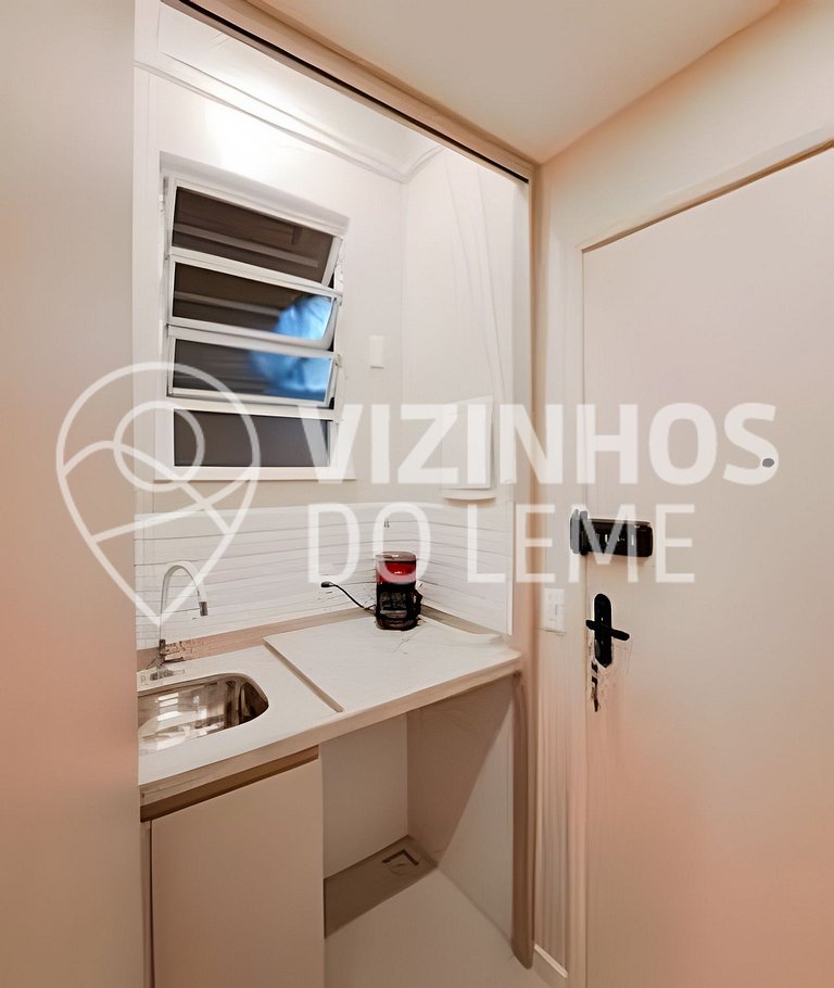 Copinho · Studio a 2 min. da praia e vista lateral pro mar