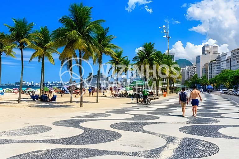 Copinho · Studio a 2 min. da praia e vista lateral pro mar