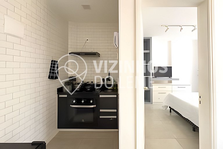 Leme a 20m da Praia | Conforto, Ar e Wi-Fi