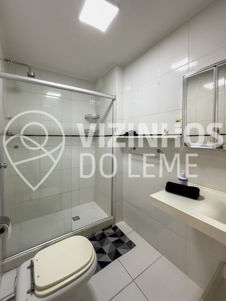 2 Quartos Silencioso entre o Leme e Copacabana