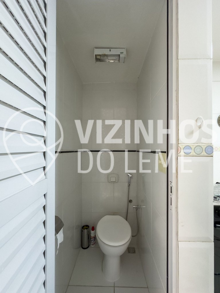 2 Quartos Silencioso entre o Leme e Copacabana