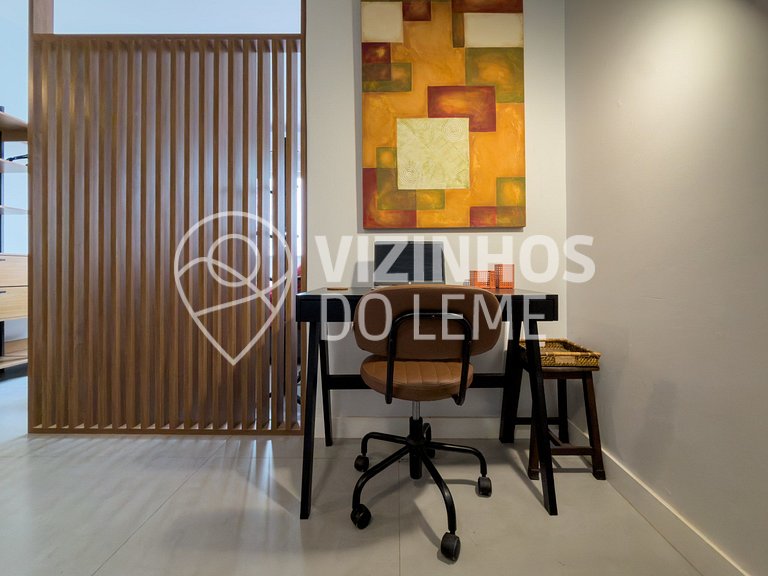 Loft reformado e silencioso a 5 min da praia