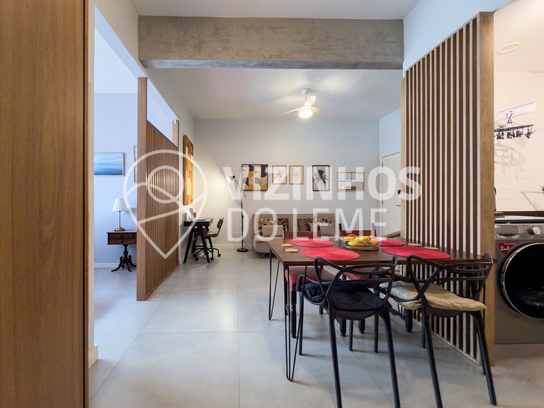 Renovated quiet loft 5 min from Copacabana beach